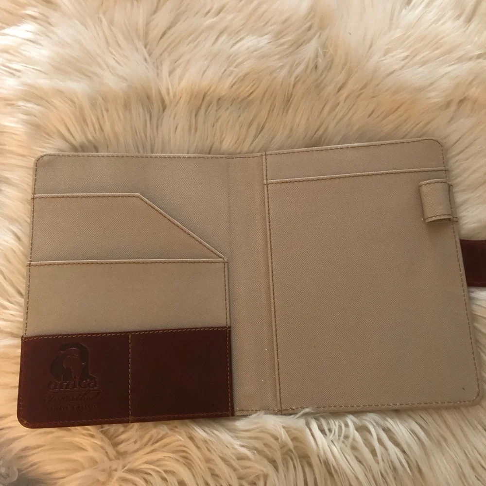 Amica canvas and vegan leather journal cover